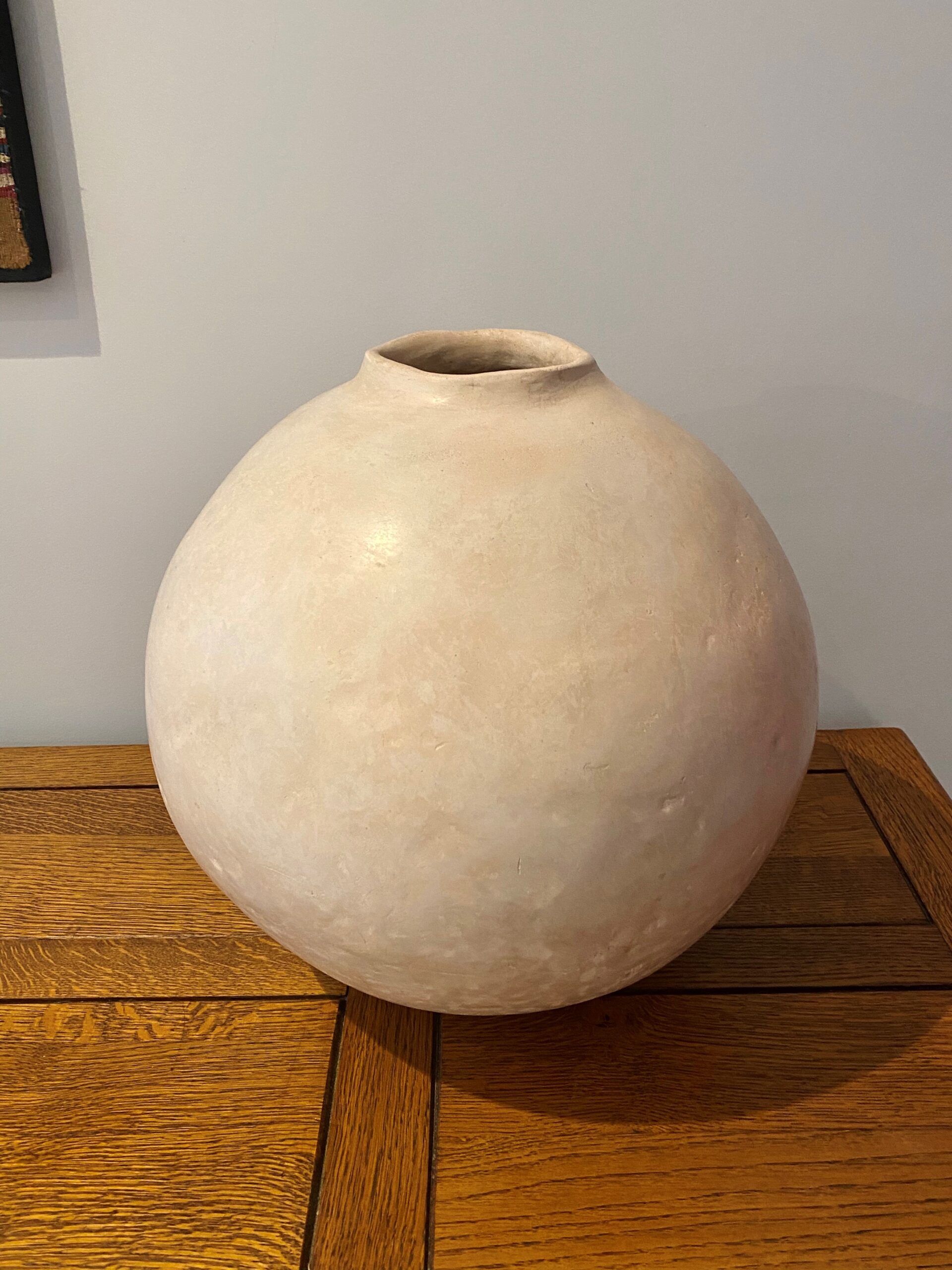 Dora Good, White Moon Vase, 2021