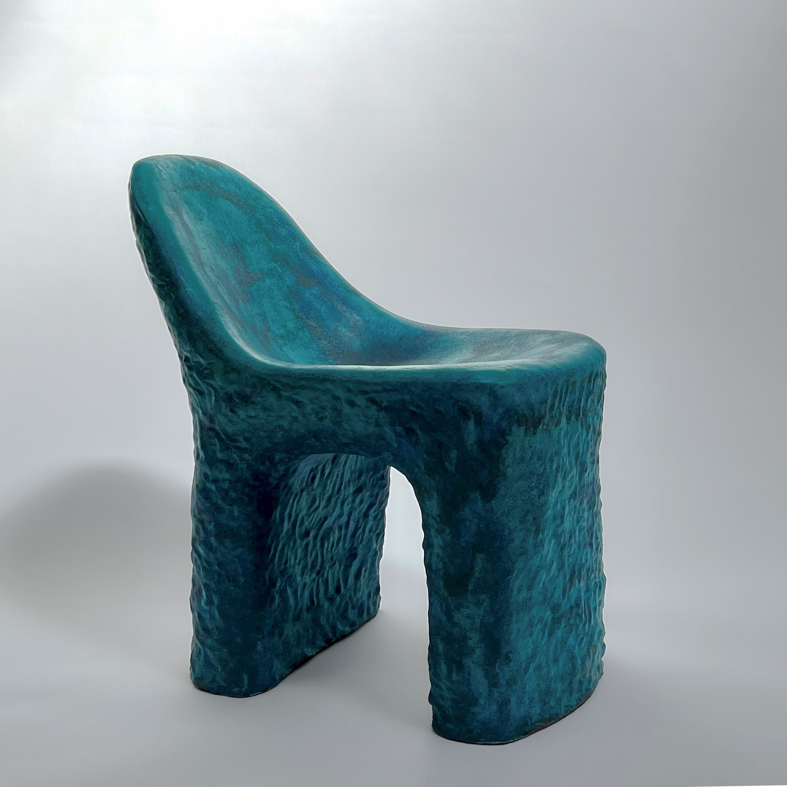 Trevor King, Turquoise Chair, 2024